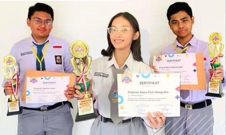 Siswa-siswi SMA Negeri 8 Jakarta.