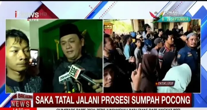 Didampingi Farhat Abbas, Saka Tatal Melakukan Sumpah Pocong