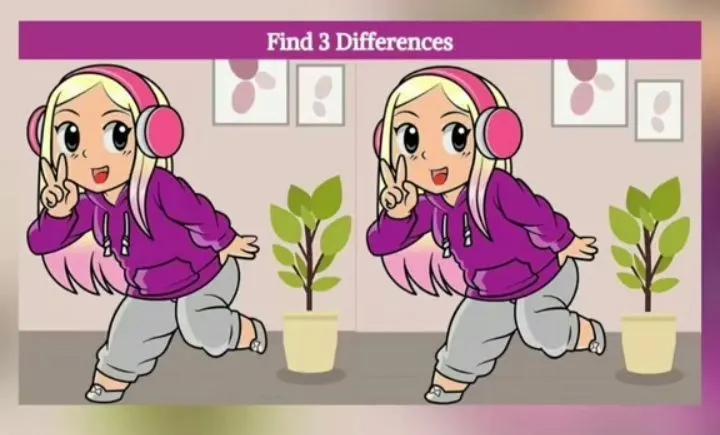 Menebak perbedaan detail gambar pada dua objek yang serupa adalah salah satu tantangan permainan tes ilusi optik.