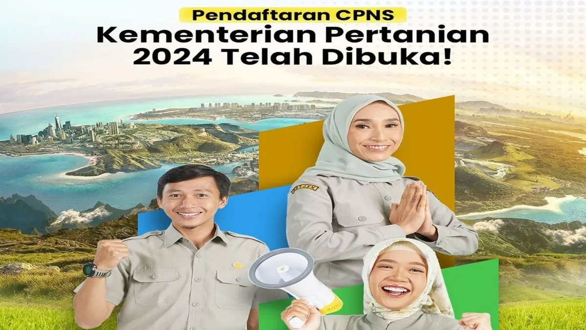 Pendaftaran CPNS Kementerian Pertanian 2024 Dibuka Hari ini