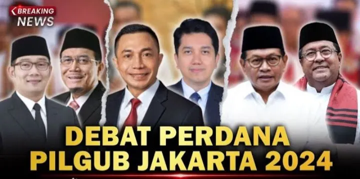 Di dalam debat perdana Pilkada Jakarta 2024 tersebut ketiga paslon juga saling adu gagasan masing-masing. 