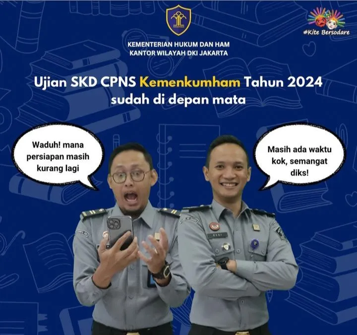 Acuan kuota kelulusan tes SKD CPNS Kemenkumham tahun 2024 formasi Penjaga Tahanan di 33 Provinsi 