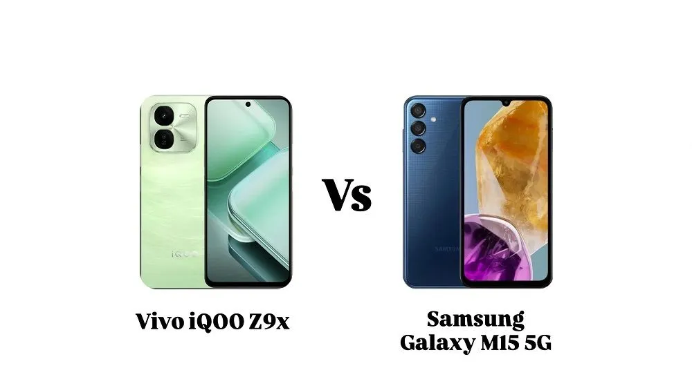 Perbandingan terpanas kembali terjadi dalam compare spesifikasi antara Samsung Galaxy M15 5G dan Vivo iQOO Z9x!