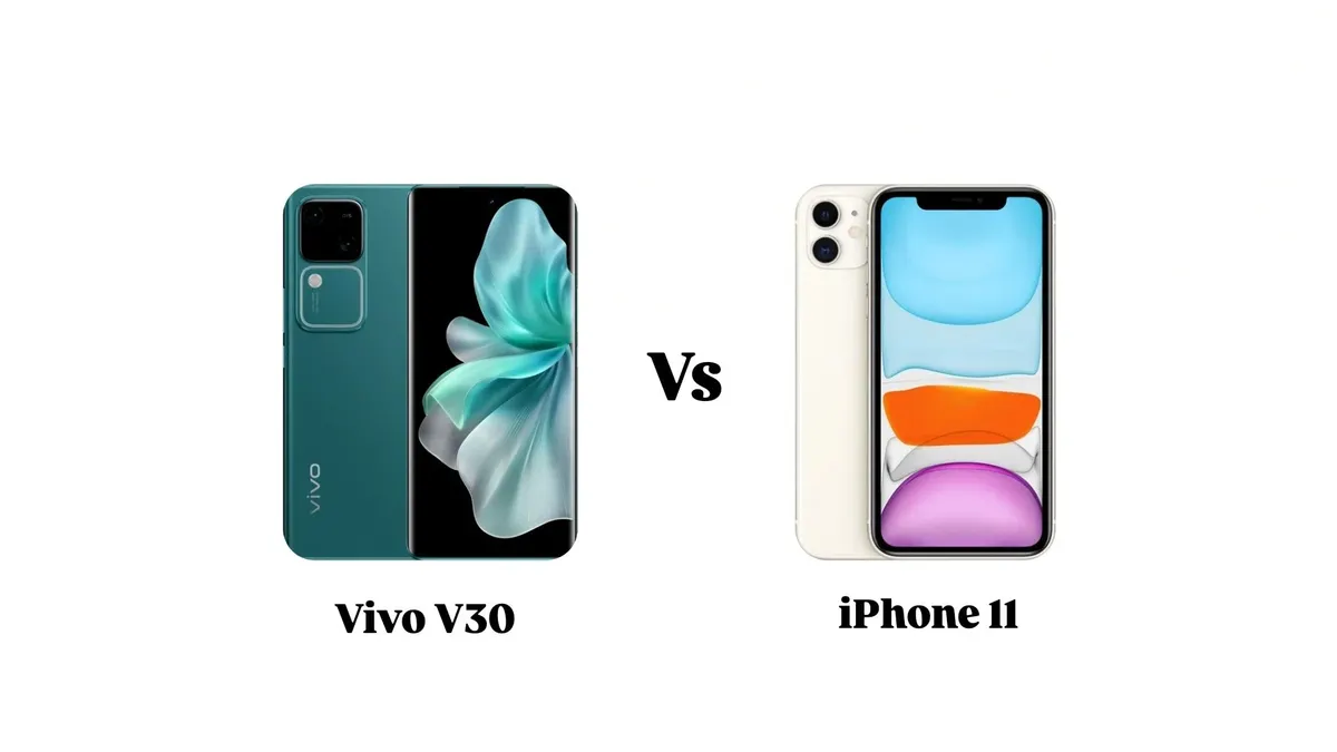 Vivo V30 dan iPhone 11