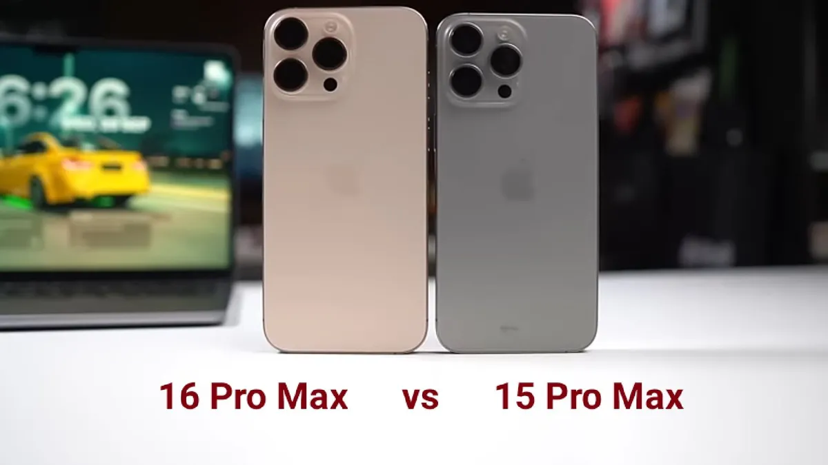 Duel iPhone 16 Pro Max vs iPhone 15 Pro Max