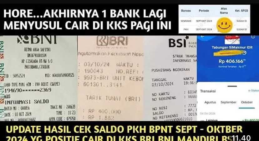 Bansos PKH dan BPNT Dikabarkan Cair