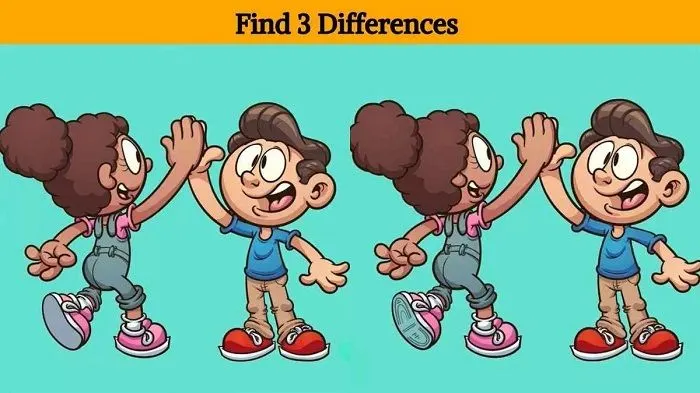 Tes Ilusi Optik: Suka Tantangan Menarik? Temukan 3 Perbedaan Gambar Anak Laki-laki dan Perempuan Ini dalam 11 Detik!