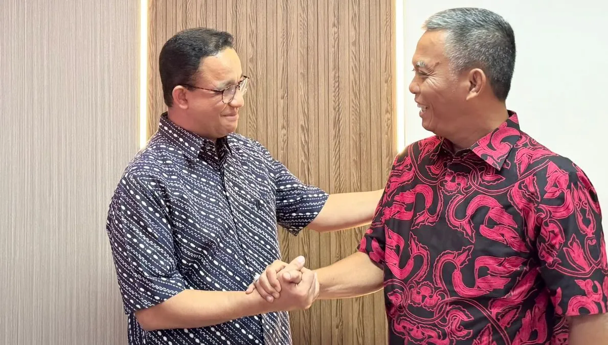 Prasetyo Edi Mulyadi sambut hangat Anies Baswedan.