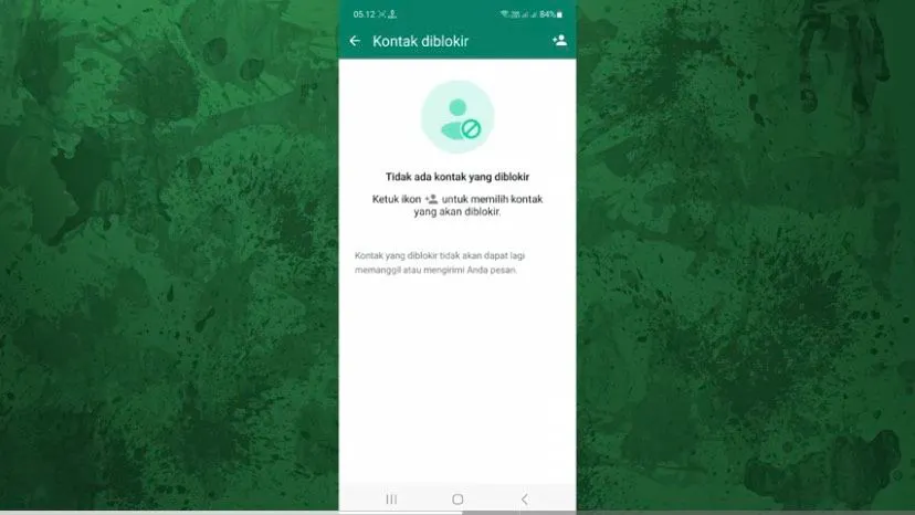 Cara menghapus kontak WhatsApp dari daftar blokir tanpa membuka blokirannya.