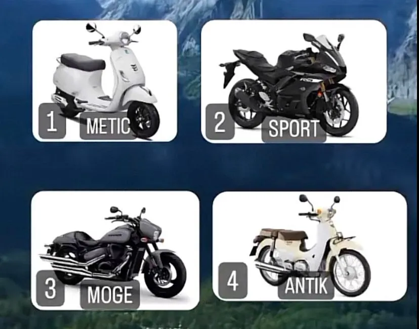 Tes Kepribadian: Ketahui Karakter Diri dari Tipe Motor yang Kamu Suka