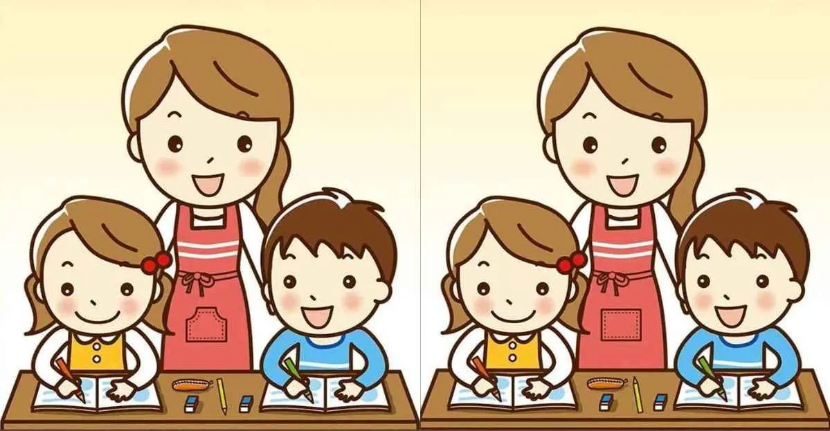 Tes Penglihatan: Hanya Orang Bermata Tajam yang Bisa Temukan 3 Perbedaan Pada Gambar Ibu dan Anak Ini