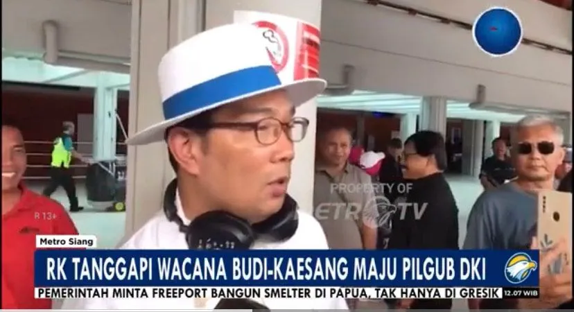Tanggapan Ridwan Kamil Soal Kabar Kaesang Pangarep Maju ke Pilgub DKI