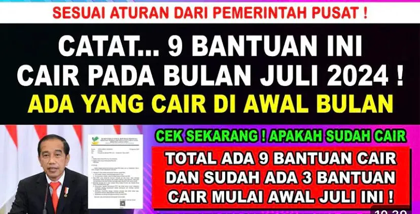 Illustrasi. 9 Bantuan Sosial yang Cair Serentak di Bulan Juli 2024, Ada Bansos Rp 5.000.000 Untuk KPM