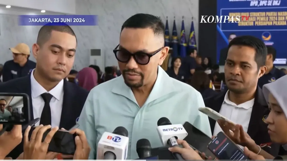 Bendahara umum Partai NasDem, Ahmad Sahroni