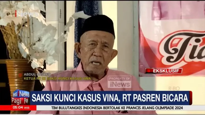 Ketua RT Pasren akhirnya terlihat, terkait kasus Vina Cirebon