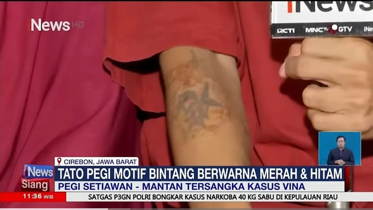 Potret Tato Lengan Pegi Setiawan, Ternyata Ini Maknanya