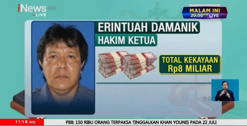 Erintuha Damanik, Hakim Ketua yang Memvonis Bebas Ronald Tannur