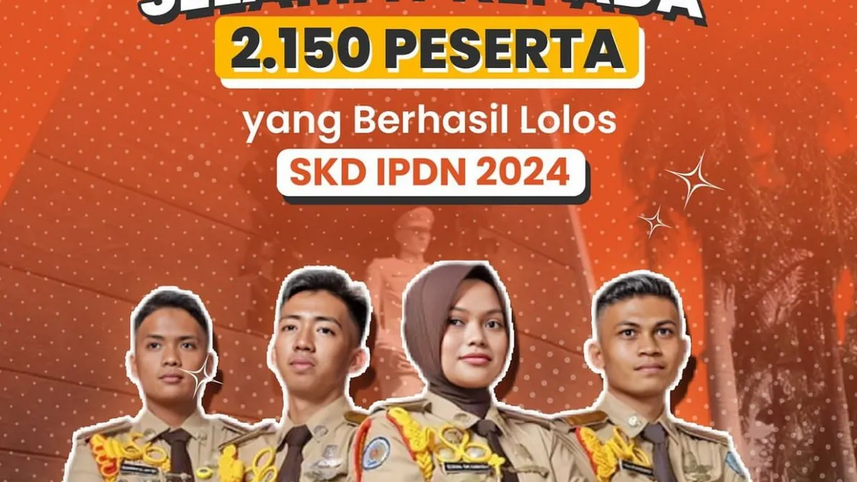 2.150 Peserta Resmi Lolos SKD IPDN 2024