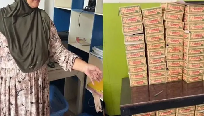 Ia meluapkan rasa kekecewaannya dengan mengatakan bahwa pemilik catering tersebut mendapatkan modalnya dengan cara berhutang.