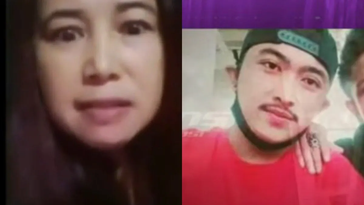 Kolase Tangkapan Layar kiri: Ibu Widya, Kanan: Pegi Setiawan Cianjur