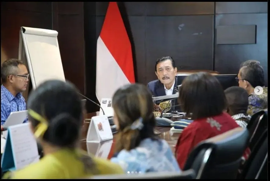Tangkapan layar IG Luhut Binsar Panjaitan