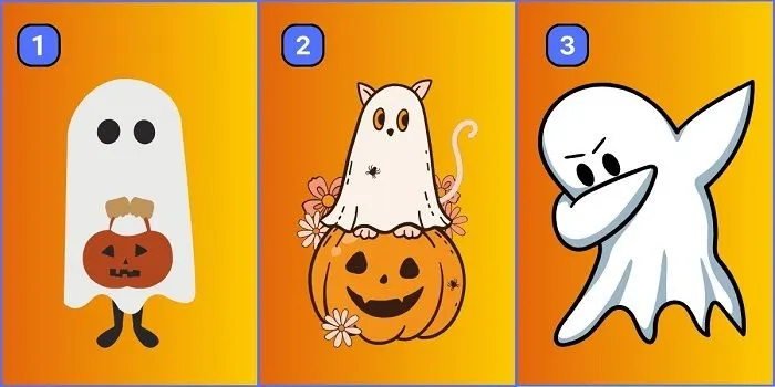 Ilustrasi tes kepribadian pilih salah satu hantu favoritmu