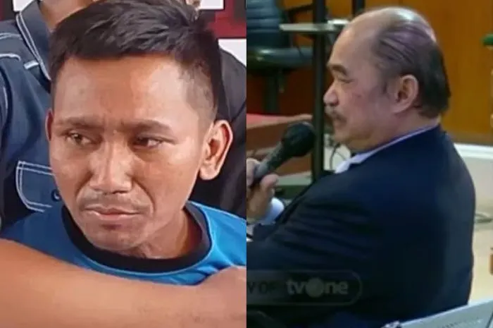 Marwan Iswandi mengajukan pertanyaan kepada Ahli Hukum Pidana, Prof Suhandi Cahaya tentang status tersangka Pegi Setiawan.
