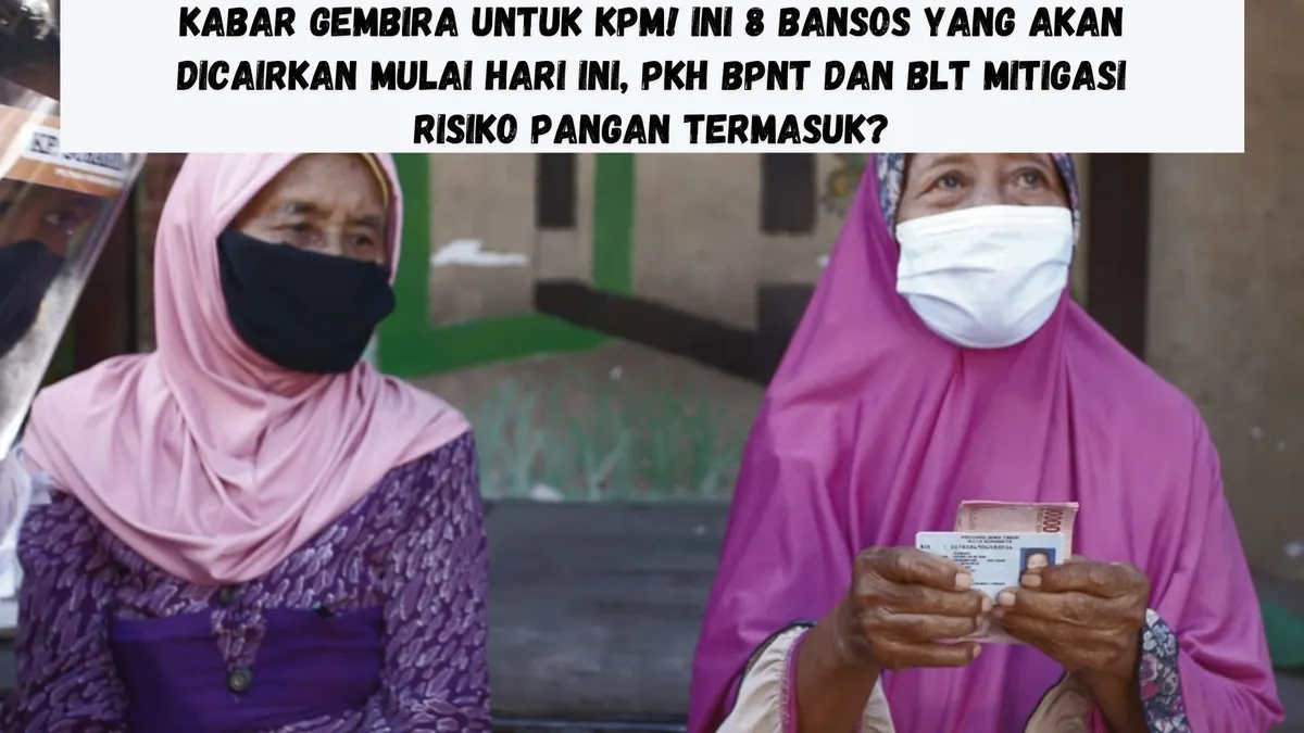 Kabar gembira datang bagi para Keluarga Penerima Manfaat (KPM) yang sedang menunggu-tunggu pencairan bantuan sosial (bansos).