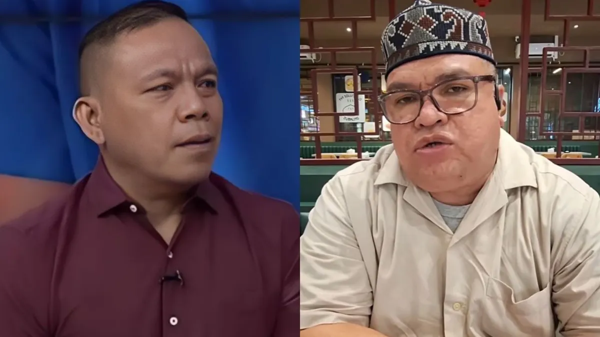 Kuasa hukum Pegi Setiawan, Marwan Iswandi (kiri) dan Razman Nasution (kanan), pengacara yang akan laporkan hakim Eman Sulaeman ke Komisi Yudisial.
