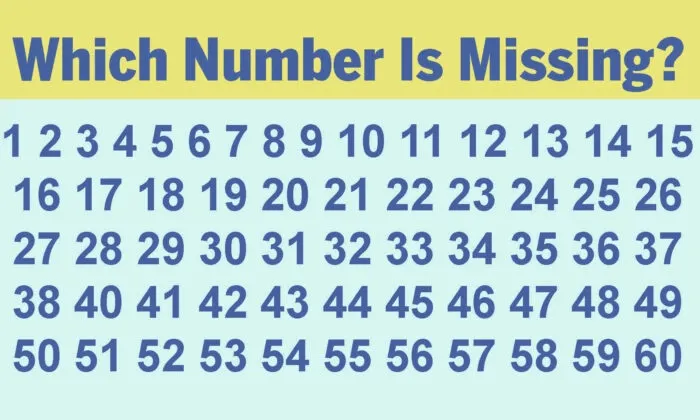 Tes Kejelian: Temukan Angka yang Hilang di 3 Gambar Ini dalam 10 Detik untuk Buktikan Ketajaman Matamu!