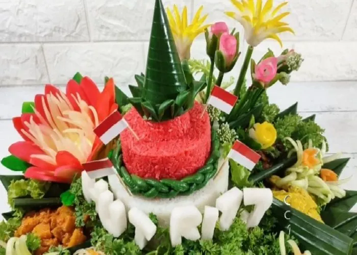 Resep nasi tumpeng merah putih 