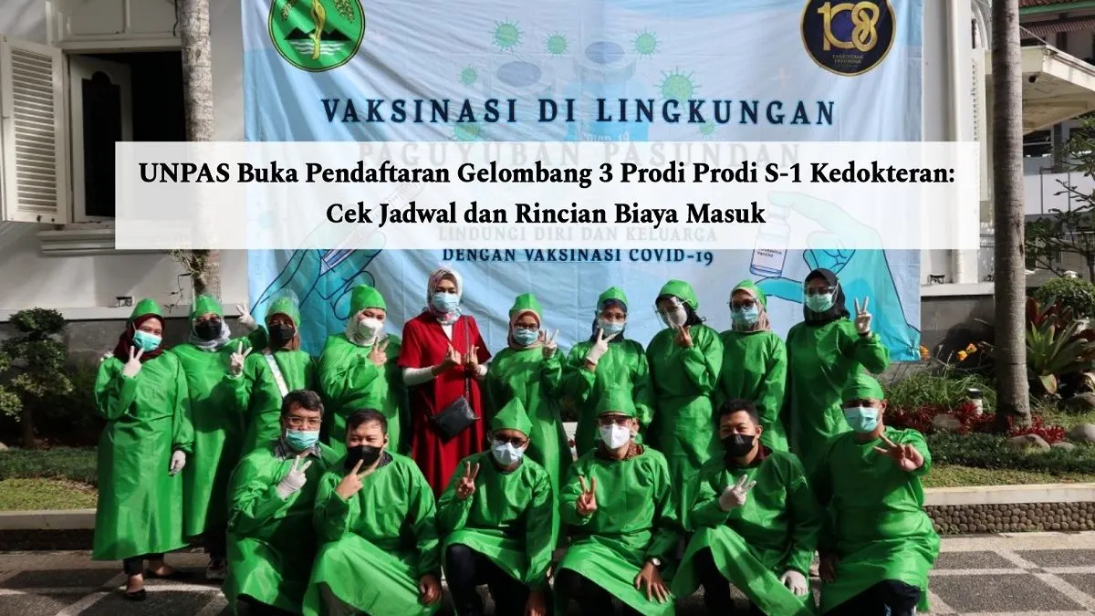 Pada pendaftaran mahasiswa baru Gelombang 2 UNPAS, ada beberapa jurusan kuliah yang dibuka salah satunya prodi S-1 Kedokteran.