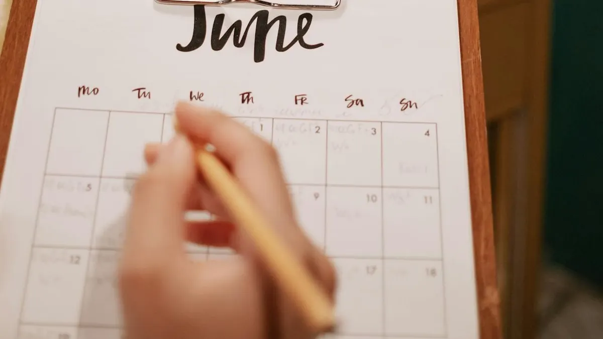 illustrasi bulan Juni
