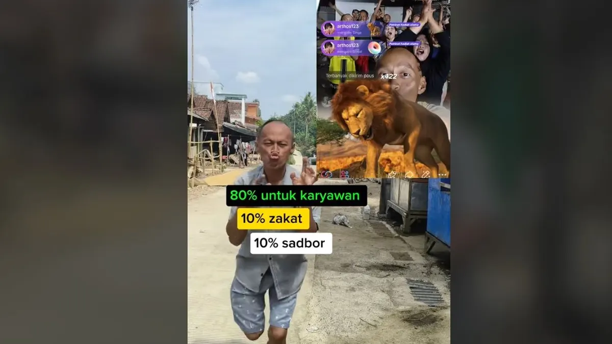 Penghasilannya berkat live di aplikasi TikTok tergolong besar. Dalam sehari dikabarkan Sadbor bisa maraup uang di kisaran Rp 500-700 ribu.