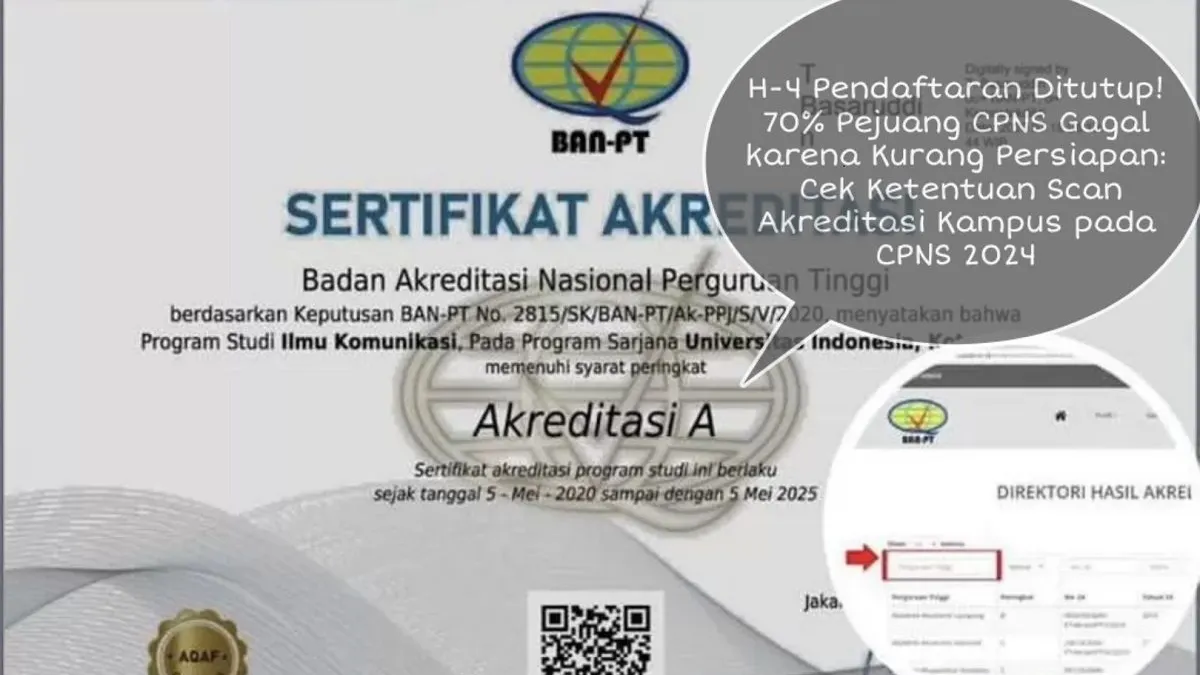Perlu diketahui bahwa para peserta mendaftar CPNS 2024 melalui laman SSCASN, maka dari itu langkah awal adalah membuat akun.