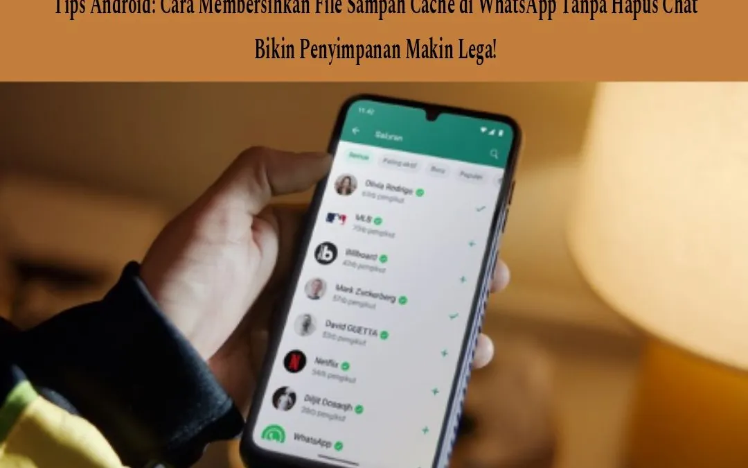 Sebagai aplikasi dalam bertukar pesan, WhatsApp menjadi salah satu penyumbang memori internal cepat penuh.
