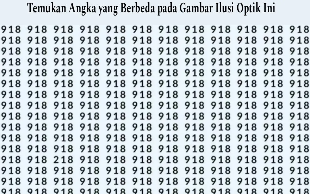 Tes penglihatan.