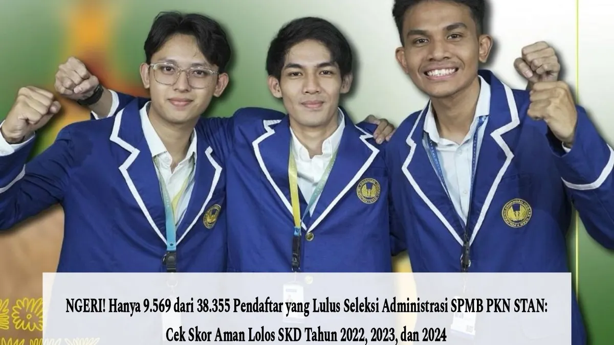Jumlah Pendaftar yang Lulus Seleksi Administrasi SPMB PKN STAN