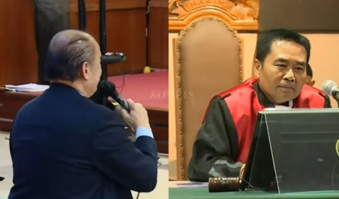 Alih-alih memberi jawaban sebagaimana mestinya, ternyata jawaban Suhandi Cahaya mampu mencairkan suasana di ruang sidang.