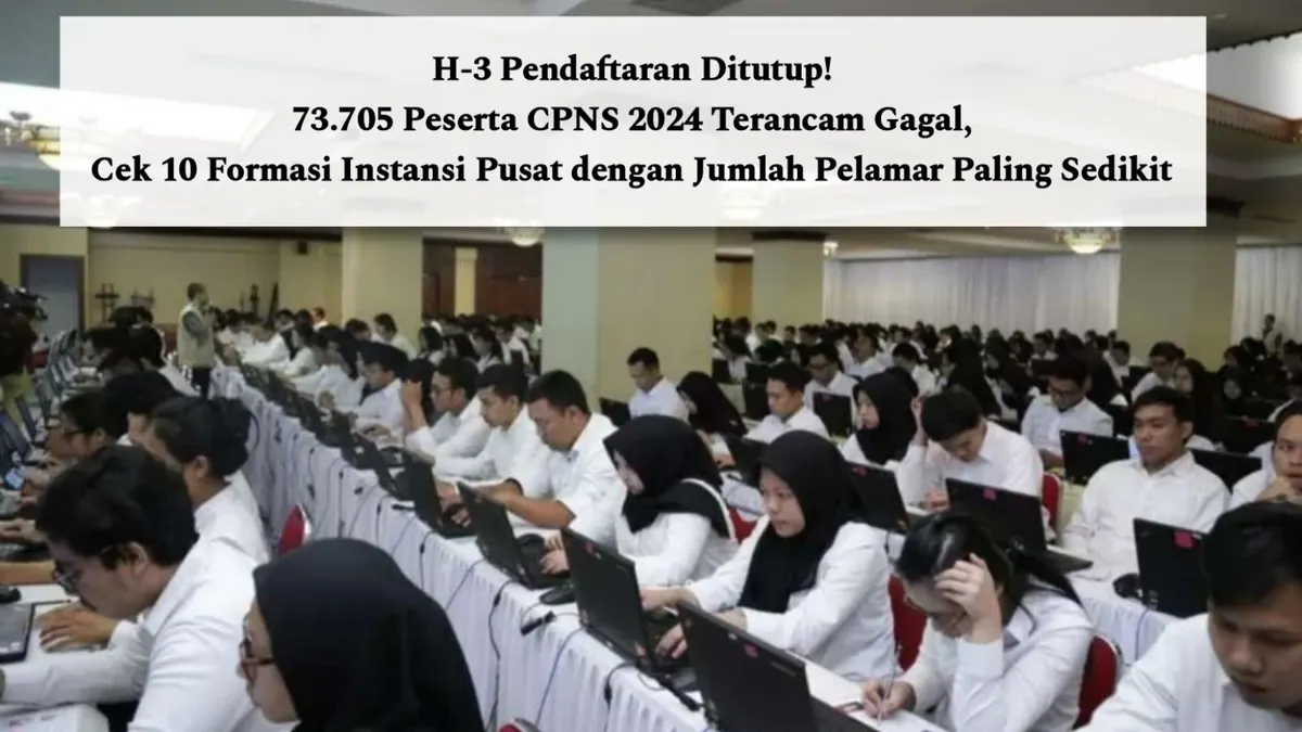 Ilustrasi. 73.705 Peserta CPNS 2024 Terancam Gagal