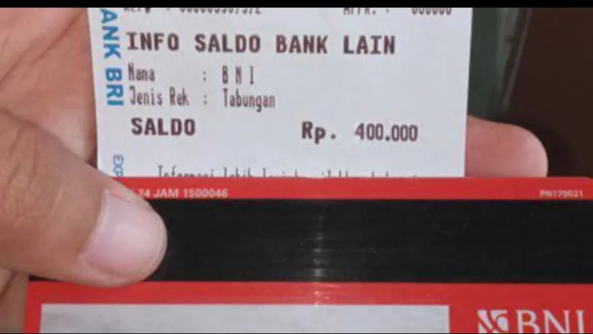 Ada Saldo Masuk Rp400 Ribu ke Rekening KKS Bank Ini