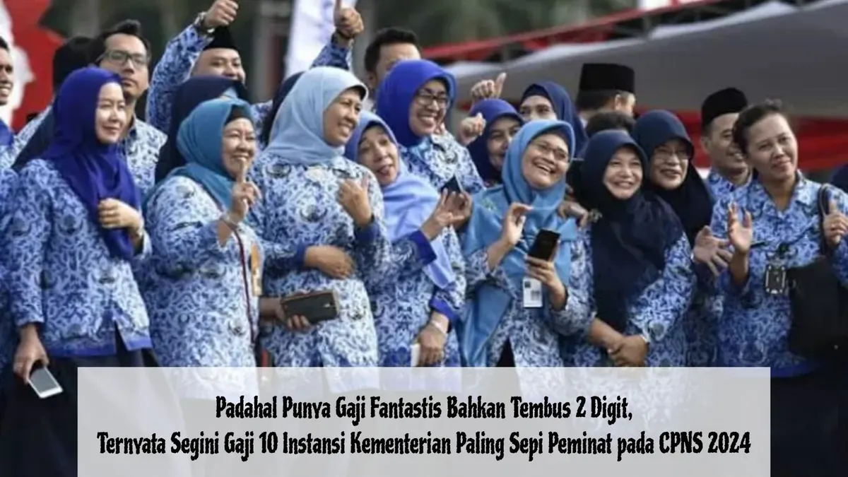 Ilustrasi. Segini Gaji 10 Instansi Kementerian Paling Sepi Peminat pada CPNS 2024