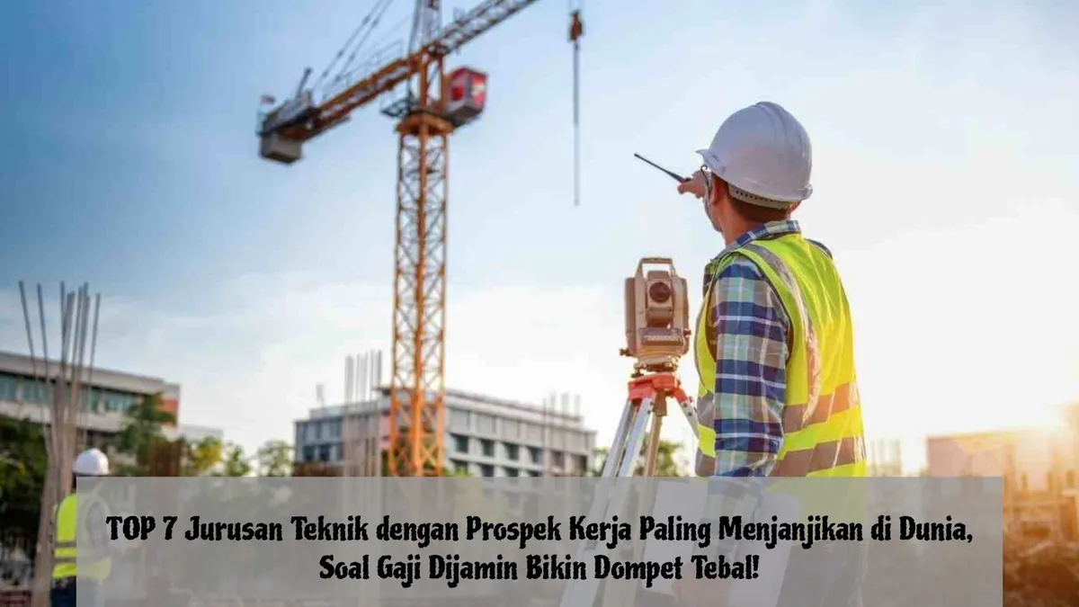 Ilustrasi. Jurusan Teknik dengan Prospek Kerja Paling Menjanjikan di Dunia