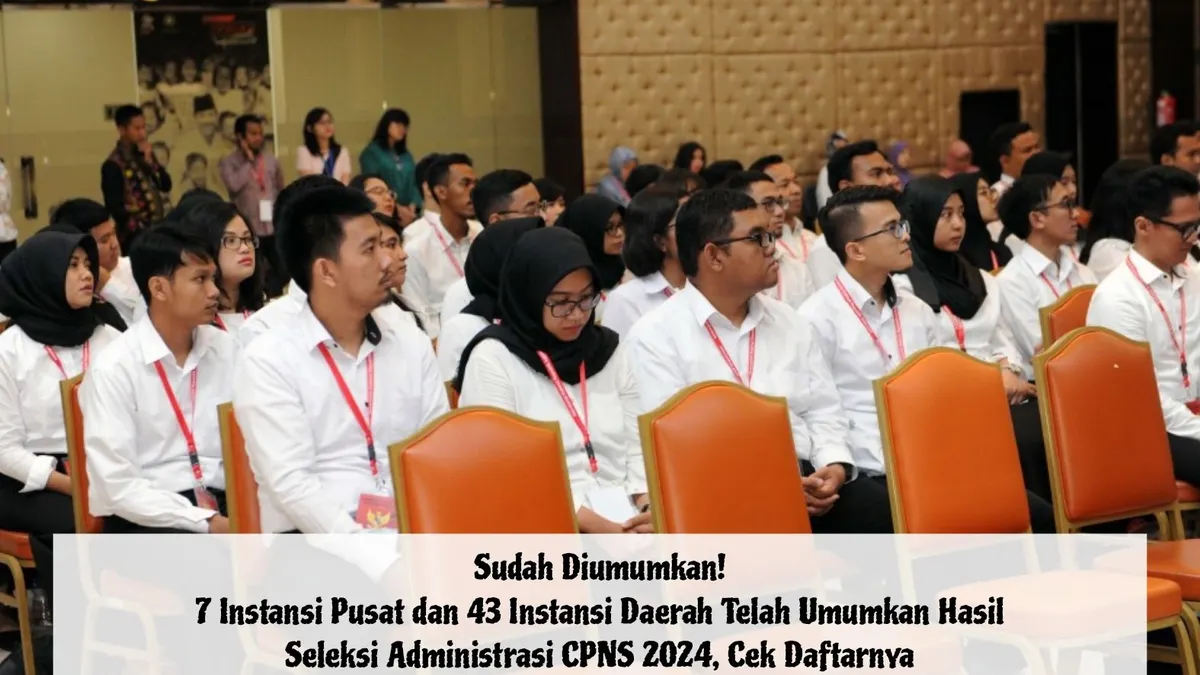 Sudah ada beberapa instansi pusat dan instansi daerah yang telah mengumumkan hasil seleksi administrasi CPNS 2024.