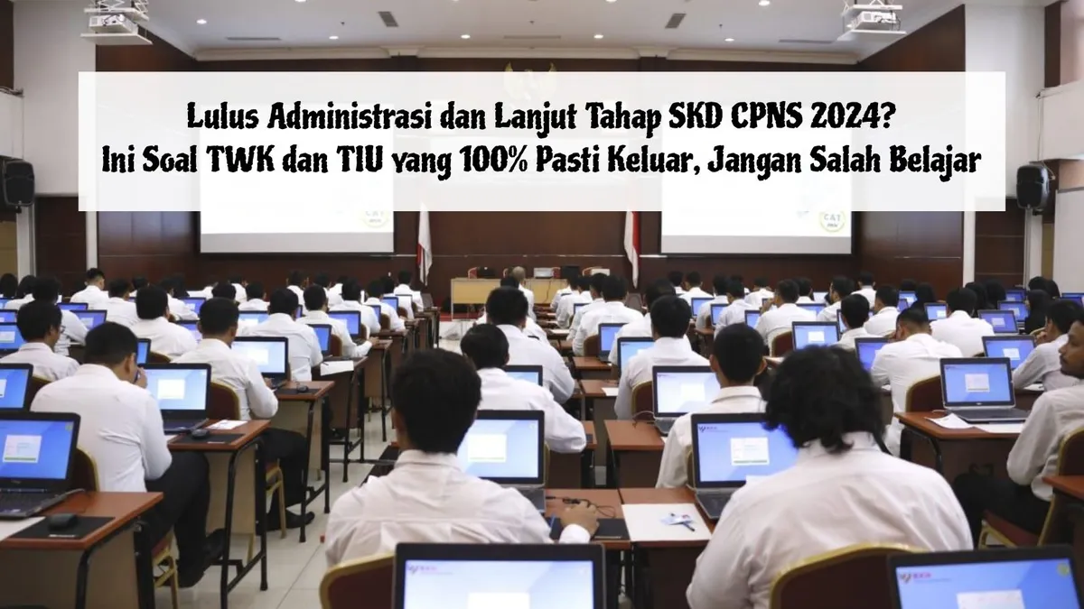 Ilustrasi. Tes SKD CPNS 2024