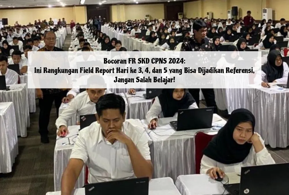 Di tengah proses pelaksanaan ujian SKD CPNS 2024, ada beberapa peserta yang sudah mengikuti ujian membocorkan materi apa saja yang keluar.