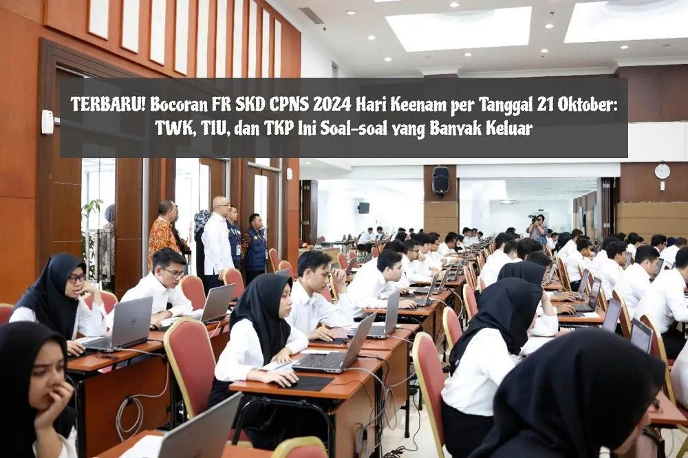 Bagi kamu yang belum mengikuti sesi ujian SKD CPNS 2024, saat ini ada banyak bocoran Field Report (FR) yang bisa dijadikan referensi.