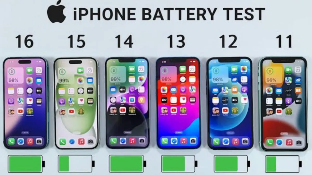 Ilustrasi Tes Baterai iPhone 11 hingga iPhone 16