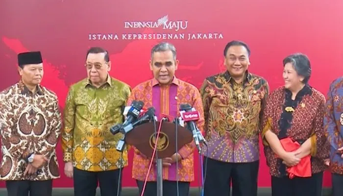 Pimpinan MPR RI Bertemu Jokowi di Istana Kepresidenan