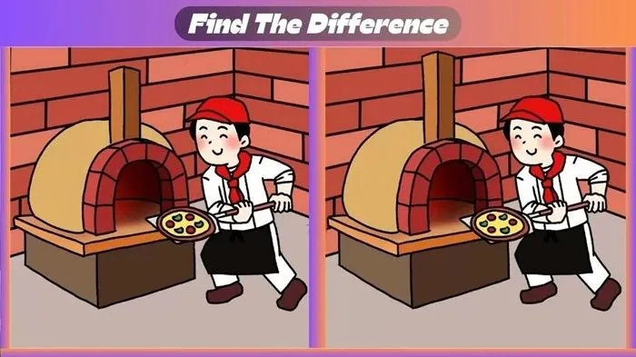 Tes IQ: Bisakah Kamu Temukan 3 Perbedaan pada Gambar Pria Membuat Pizza Ini? Ayo Latih Fokus Mata!